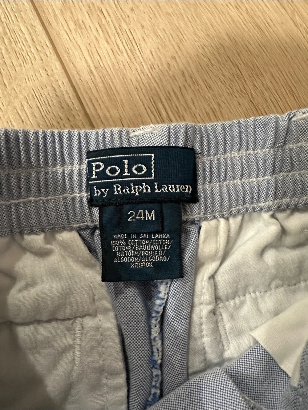 Polo by Ralph Lauren Light Blue Kids Rolled-Hem Chino Pants